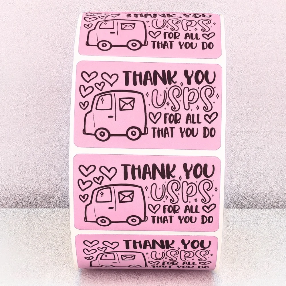 Thank You USPS Stickers – Mail Carrier Appreciation Labels for Packages 2
